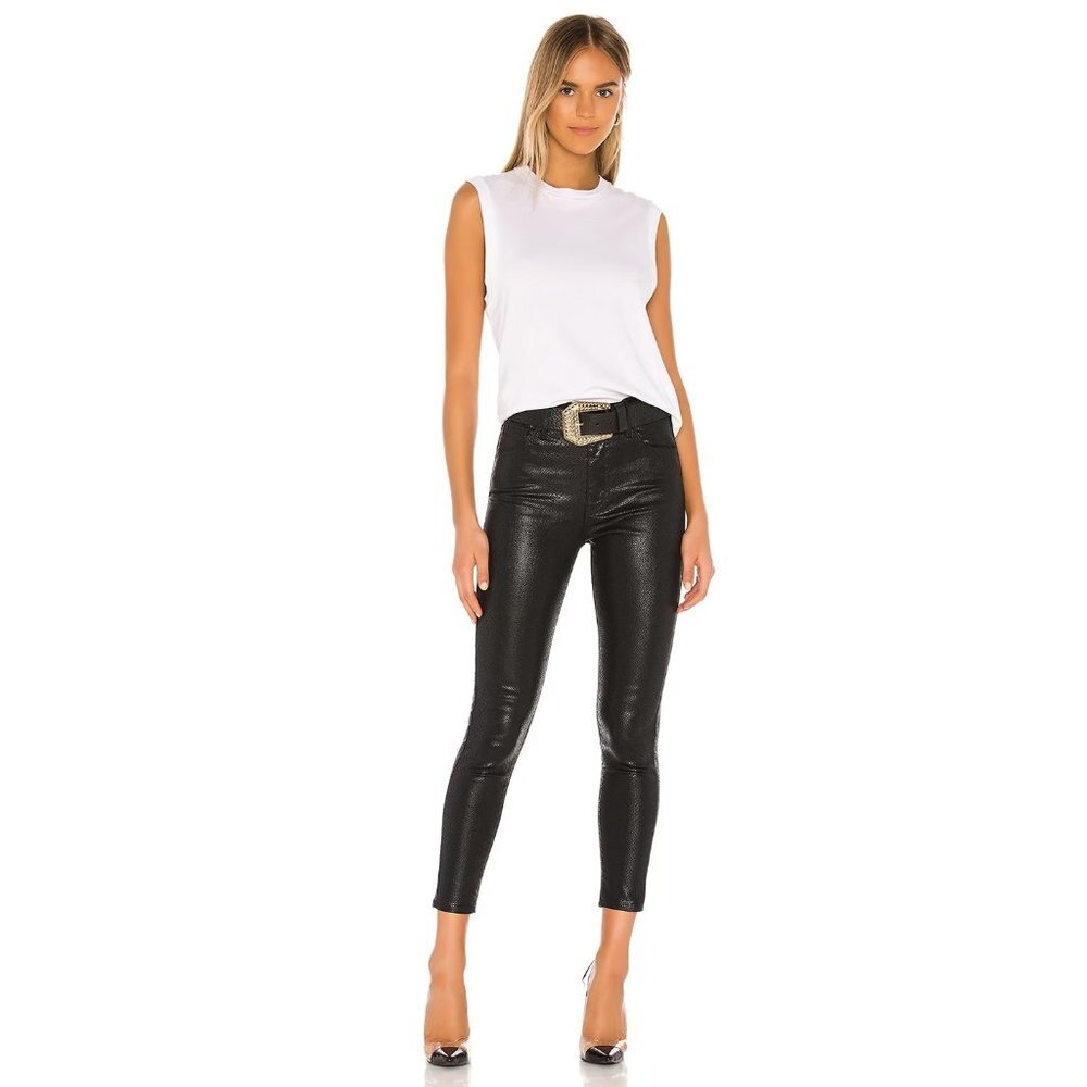 Levi's Mile High‎ Rise Super Skinny Snake Print Jeans